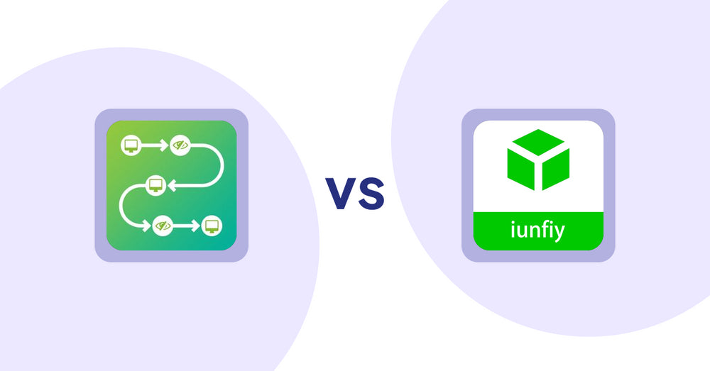 Shopify Product Display Apps: Unpublish Sold Outs CldmApps vs. iunfiy • Related Products