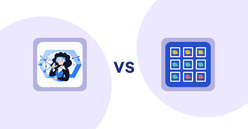 Shopify Product Display Apps: Eva AI: Optimize Descriptions vs. Pixc: Visual Merchandising