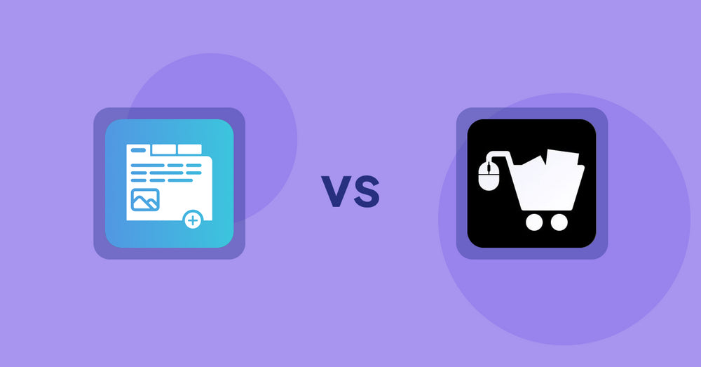 Shopify Product Display Apps: Advanced Product Tabs vs LM Add To Cart Sticky