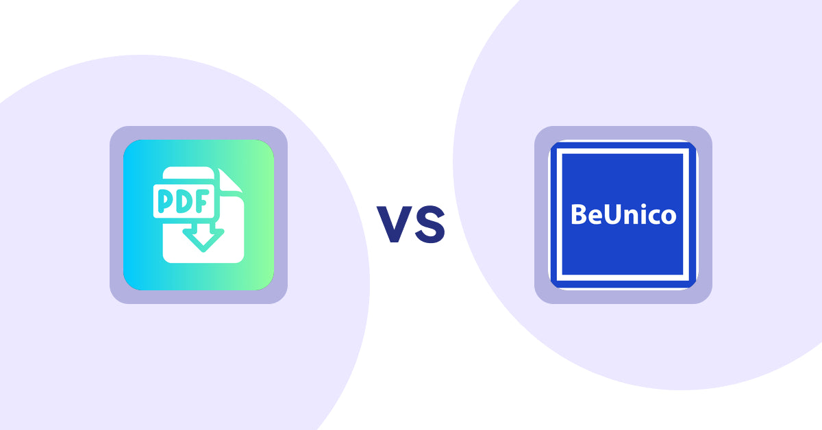 Shopify Product Display Apps: Hukify ‑ PDF Catalog Printer vs BeUnico
