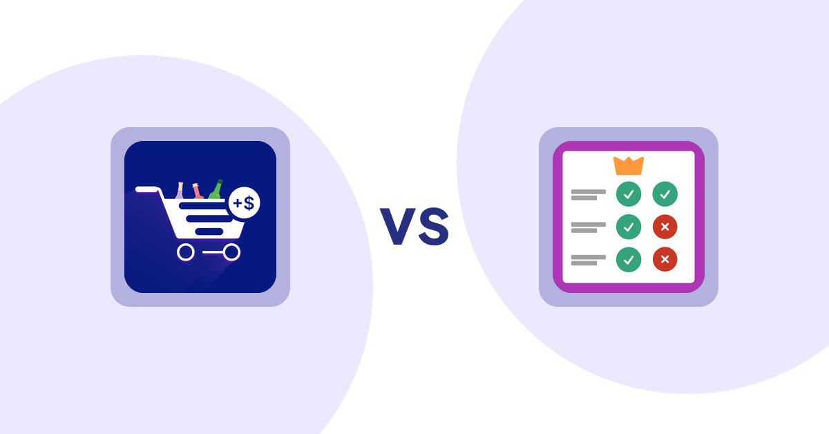 Shopify Product Display Apps: Pfand ‑ Deposit & Cart Fee vs Pretty Comparison Tables
