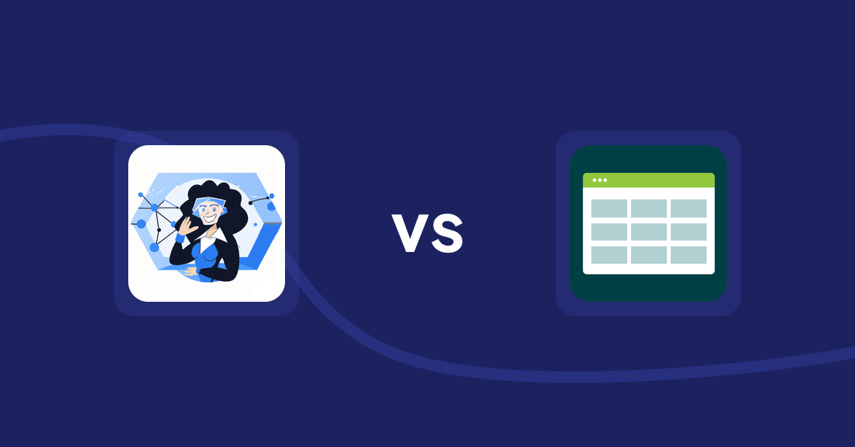 Shopify Product Display Apps: Eva AI: Optimize Descriptions vs. Product Table