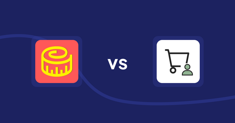Shopify Product Display Apps: Snake Size Chart & Size Guide vs シンプル会員注文割引｜お手軽ログインセール設定