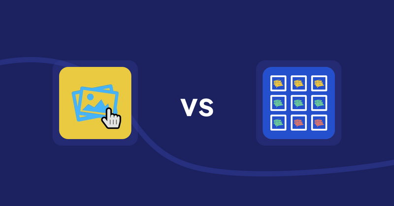 Shopify Product Display Apps: Singleton | Second Image Hover vs Pixc: Visual Merchandising