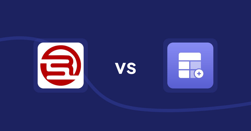 Shopify Product Display Apps: Robosize: AI Size Recommender vs Eazy Specification Tags Table