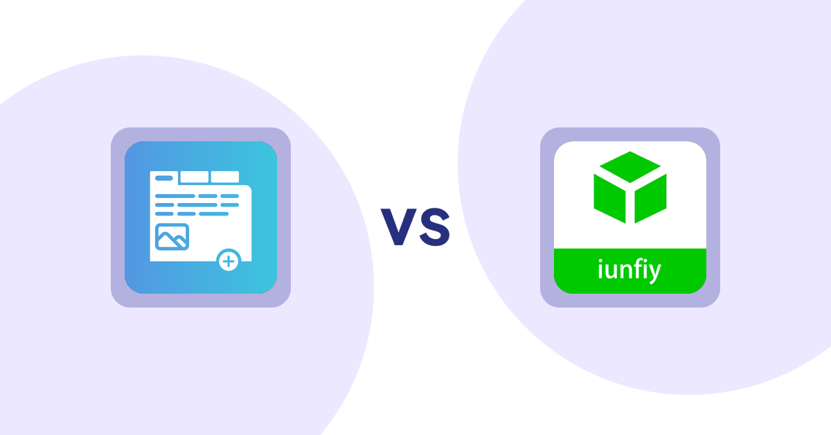 Shopify Product Display Apps: Advanced Product Tabs vs iunfiy • Related Products