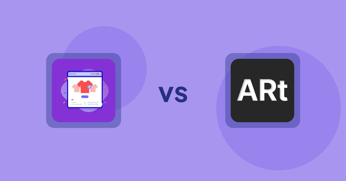 Shopify Product Display Apps: Variant Title Magic vs Wall Art Viewer AR