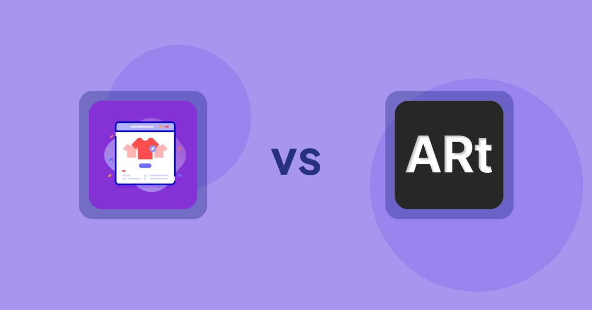 Shopify Product Display Apps: Variant Title Magic vs Wall Art Viewer AR