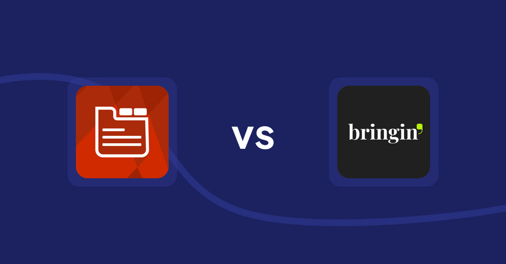Shopify Product Display Apps: Tabs: SEO Product Tabs with AI vs Bringin