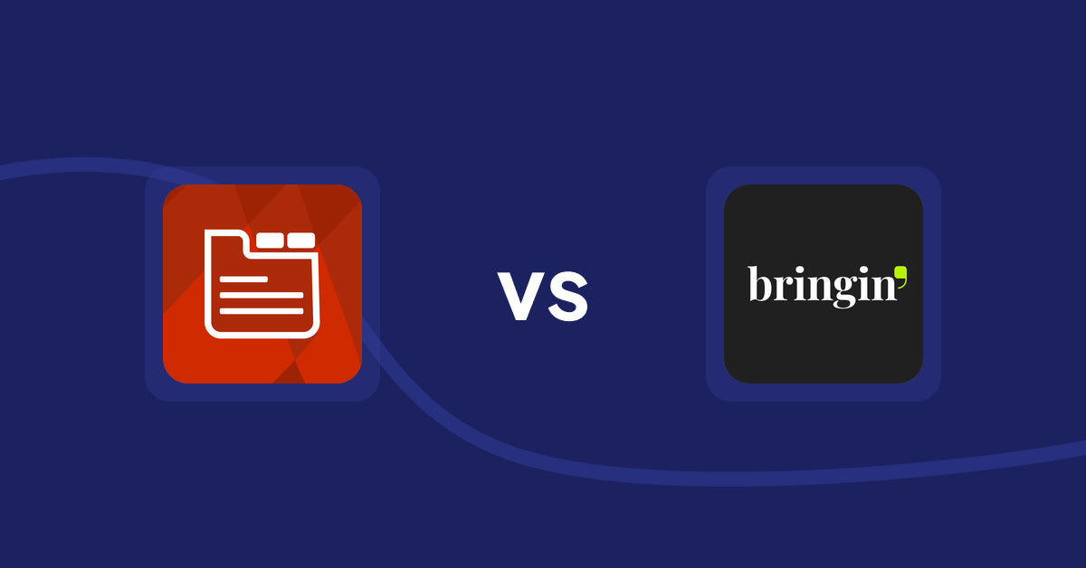 Shopify Product Display Apps: Tabs: SEO Product Tabs with AI vs Bringin