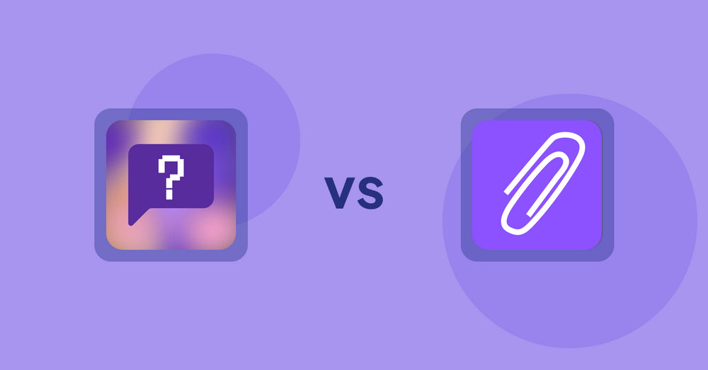 Shopify Product Display Apps: FAQbucket ‑ Help Center & FAQ vs Agile Attachments