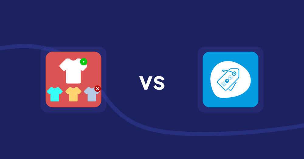 Shopify Product Display Apps: ST: Product & Collection Sort vs Extendons Product Tag Images