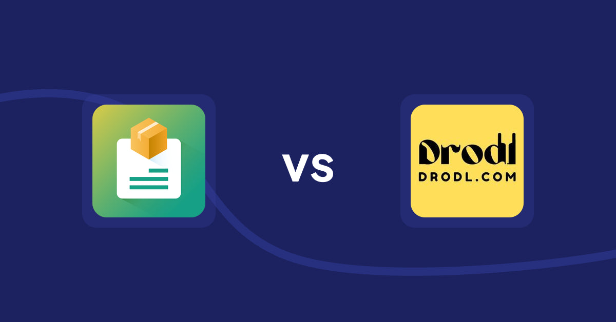 Shopify Product Display Apps: Product Descriptions by AMP vs Drodl: Hide SoldOut Products