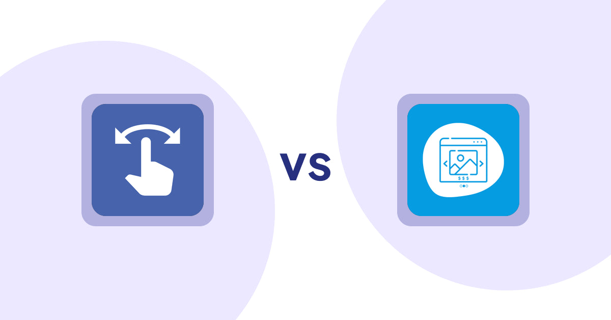 Shopify Product Display Apps: HypeSwipe: Swipes to Sales vs Quick Product Navigator Slide