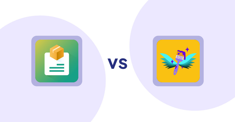 Shopify Product Display Apps: Product Descriptions by AMP vs Badgfly ‑ Product Personalizer