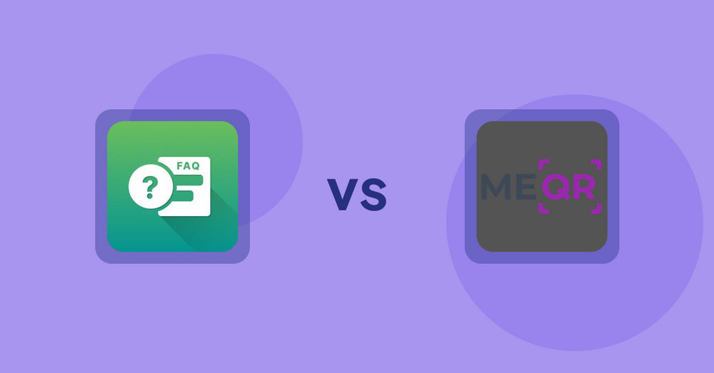 Shopify Product Display Apps: FAQ Expert: Product FAQ vs ME‑QR