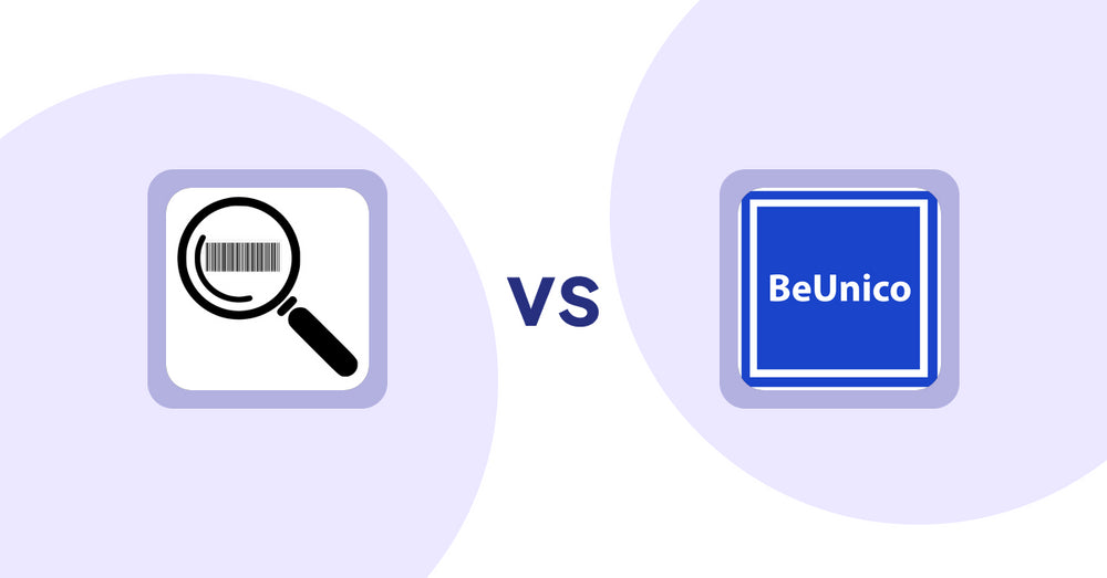 Shopify Product Display Apps: ScanZ ‑ Find and Import Easy vs BeUnico