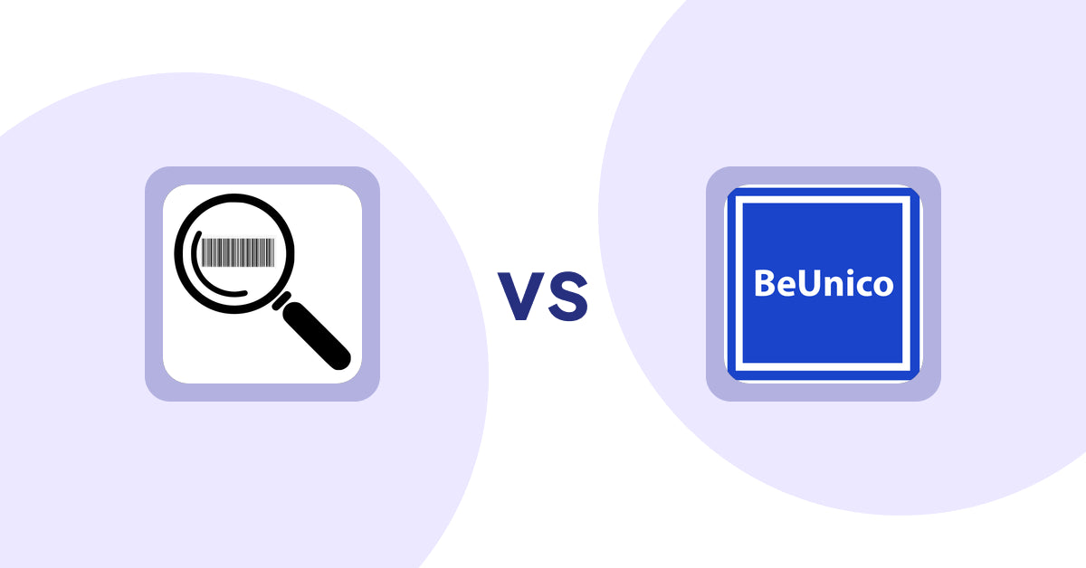 Shopify Product Display Apps: ScanZ ‑ Find and Import Easy vs BeUnico