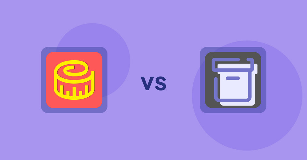 Shopify Product Display Apps: Snake Size Chart & Size Guide vs Shelfify