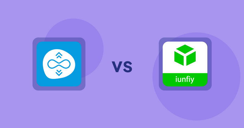 Shopify Product Display Apps: Scroll Freely: Infinite Scroll vs iunfiy • Related Products