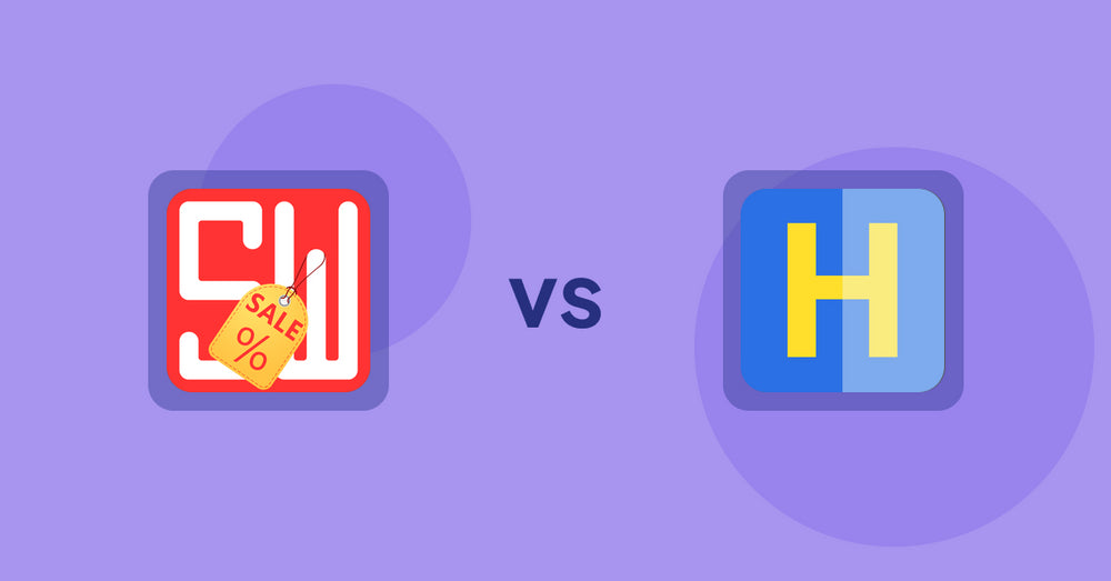 Shopify Product Display Apps: Super Watermarks ‑ Badges vs HiVar : Hide Sold Out Variants