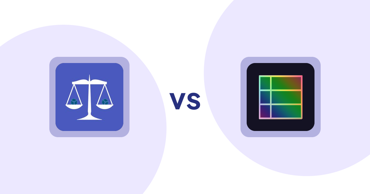 Shopify Product Display Apps: Equate ‑ Product Compare vs TableFlow Specification Table