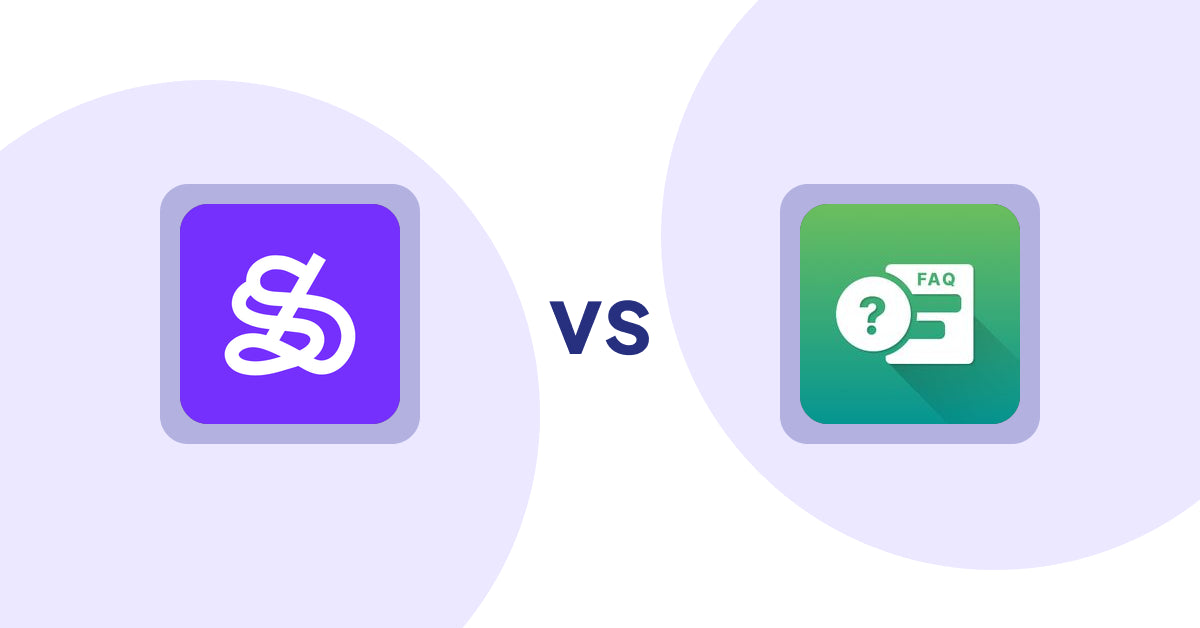 Shopify Product Display Apps: WeShop AI: Model & Product Photo vs FAQ Expert: Product FAQ