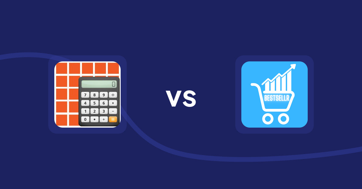 Shopify Product Display Apps: DIY Quantity Calculator vs Bestsellr
