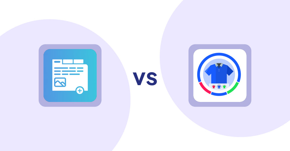 Shopify Product Display Apps: Advanced Product Tabs vs. EVS ‑ Easy Variation Swatches