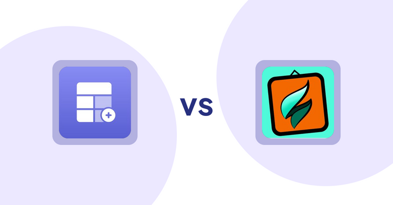 Shopify Product Display Apps: Eazy Specification Tags Table vs SMART ‑ Art Product Builder
