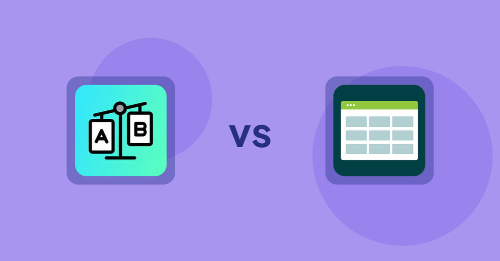 Shopify Product Display Apps: Spec & Compare vs. Product Table
