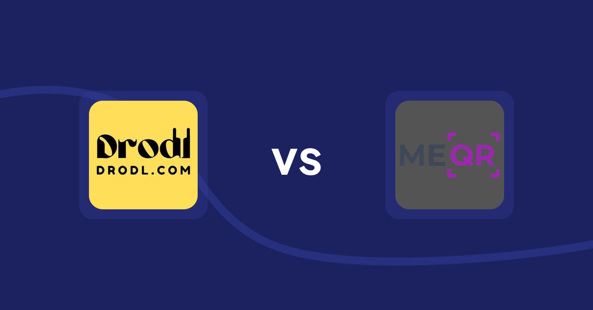 Shopify Product Display Apps: Drodl: Hide SoldOut Products vs ME‑QR