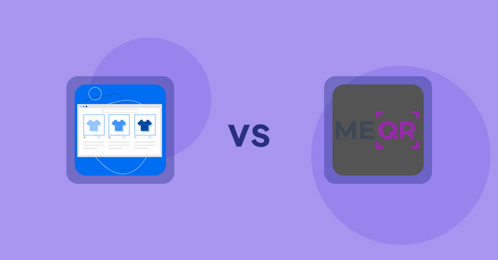 Shopify Product Display Apps: Hura Product Showcase Builder vs ME‑QR