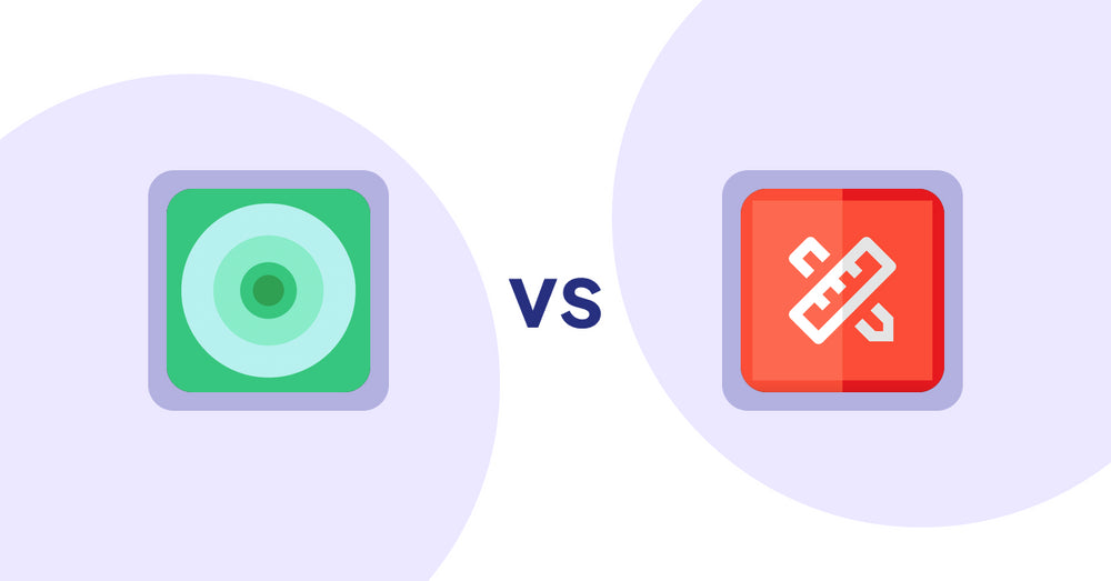 Shopify Product Display Apps: Hey!Scarcity Low Stock Counter vs RT: Size Chart, Size Guide