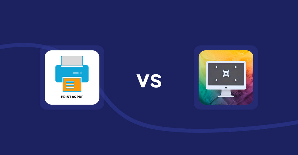 Shopify Product Display Apps: LitPDP ‑ Print as PDF vs. PC Builder