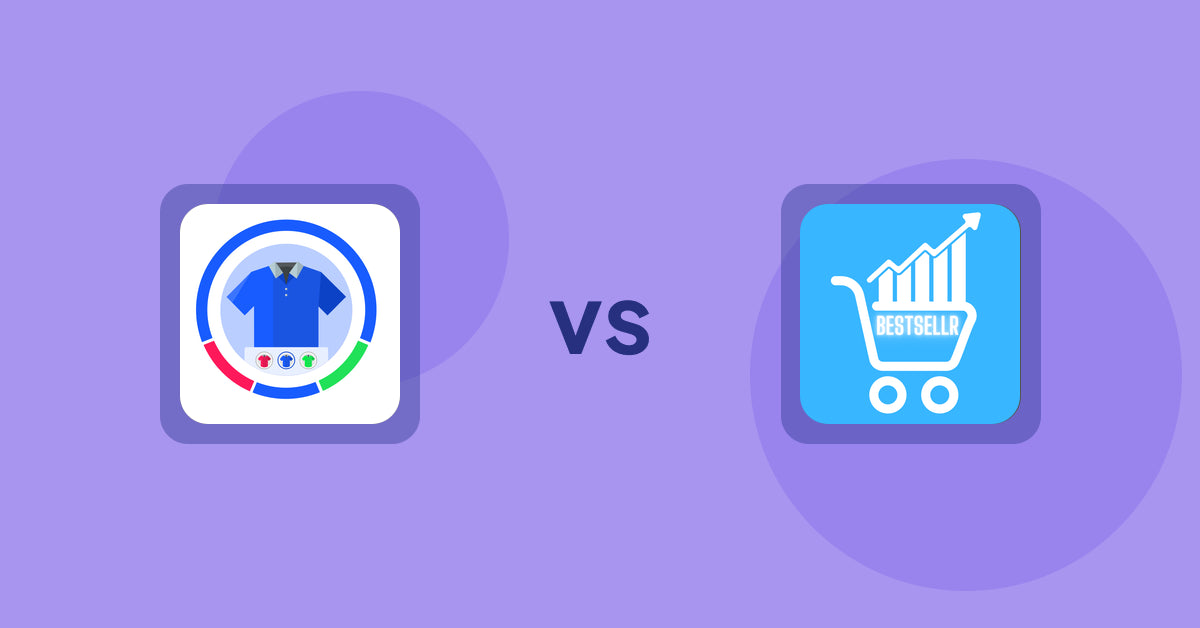Shopify Product Display Apps: EVS ‑ Easy Variation Swatches vs Bestsellr