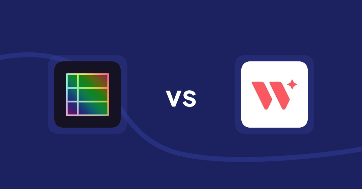Shopify Product Display Apps: TableFlow Specification Table vs Wizart Visualizer
