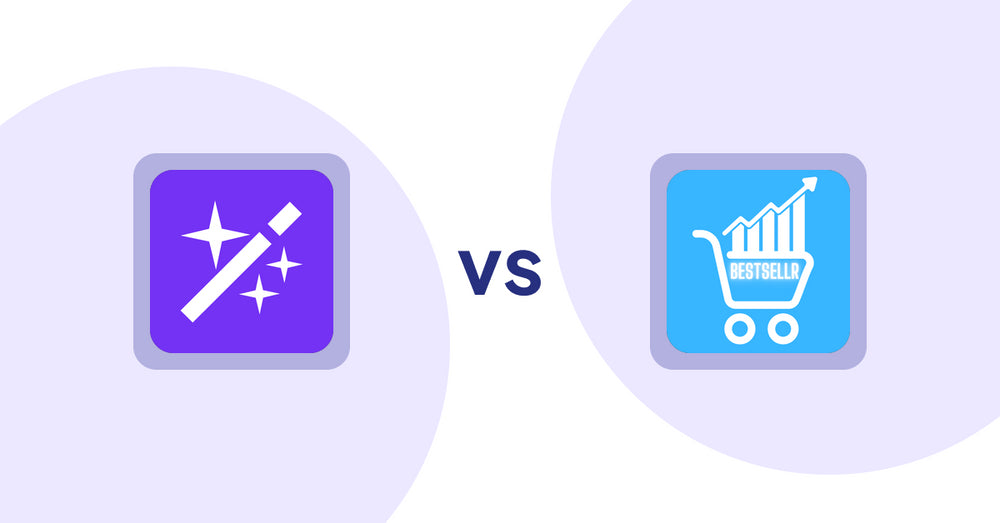 Shopify Product Display Apps: Magi ‑ AI Write Description vs Bestsellr