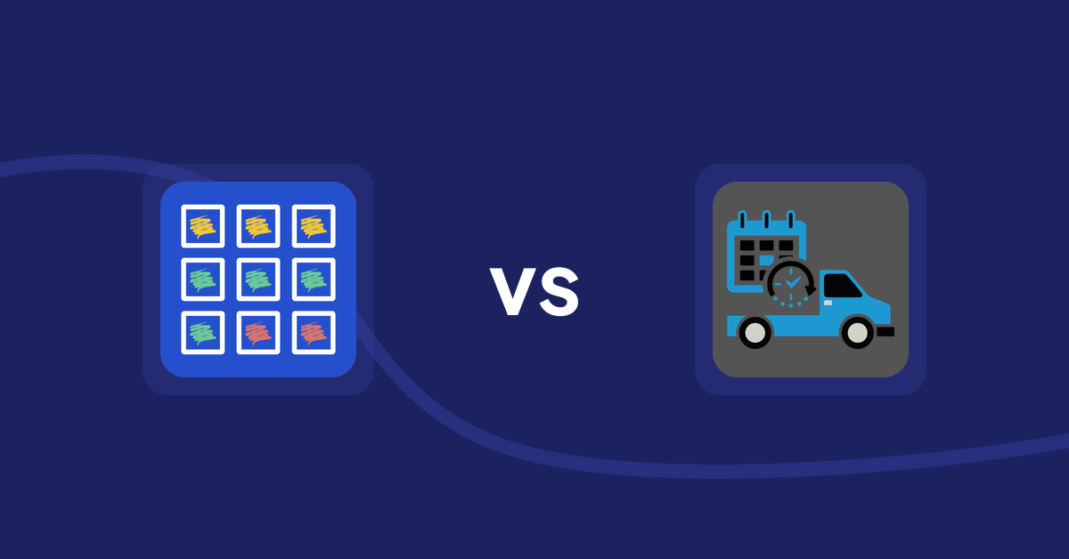 Shopify Product Display Apps: Pixc: Visual Merchandising vs. H3 Estimated Delivery