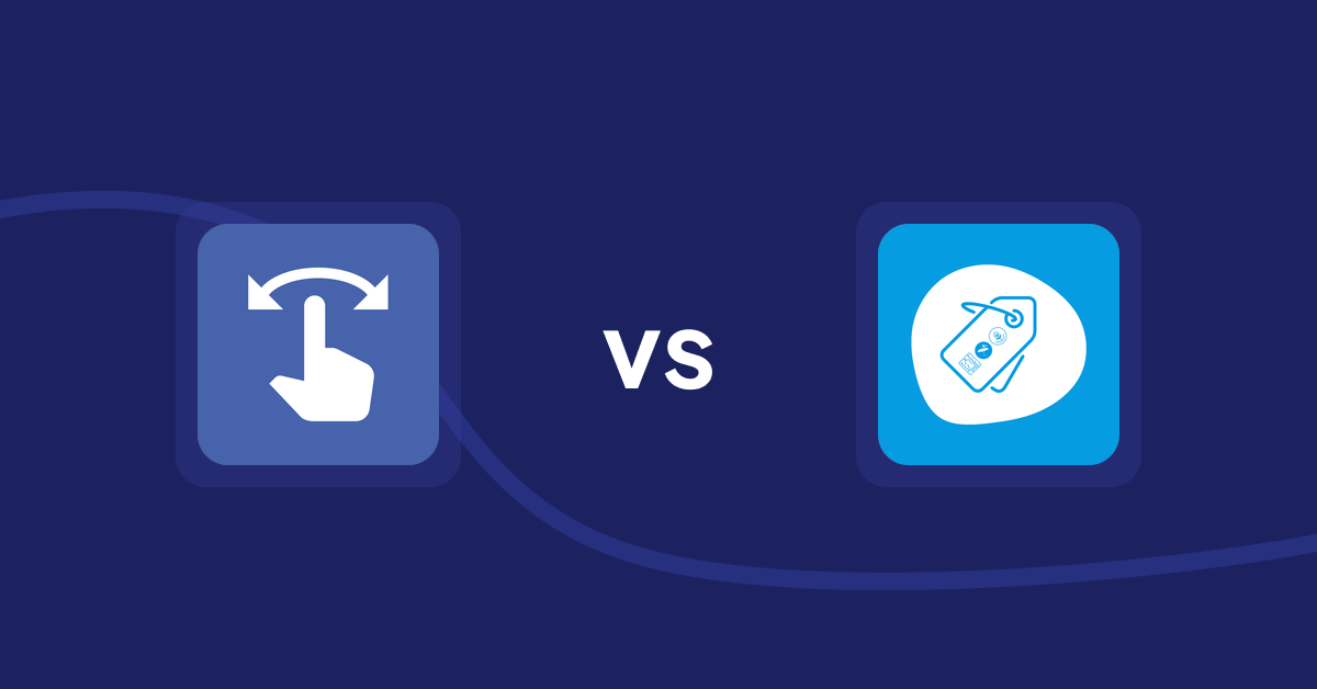 Shopify Product Display Apps: HypeSwipe: Swipes to Sales vs Extendons Product Tag Images
