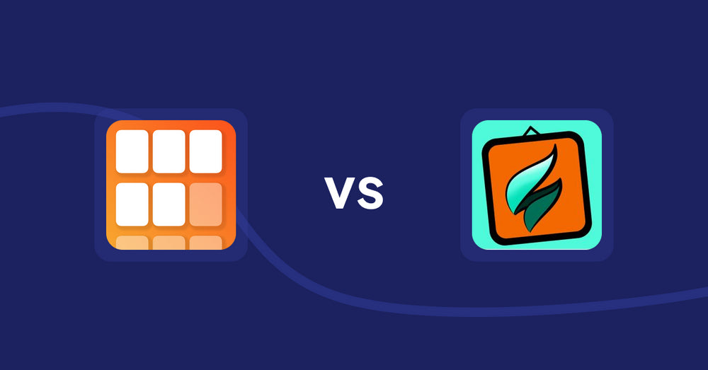 Shopify Product Display Apps: Scroll Bee ‑ Infinite Scroll vs SMART ‑ Art Product Builder