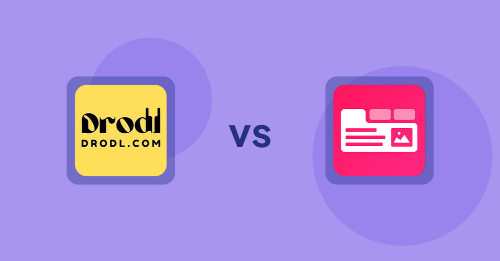Shopify Product Display Apps: Drodl: Hide SoldOut Products vs Tabs+ Product Descriptions