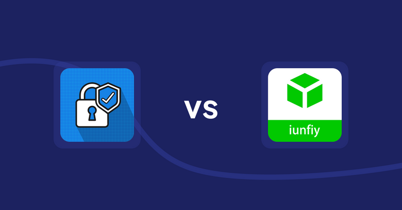 Shopify Product Display Apps: B2B Essential Locks vs. iunfiy • Related Products