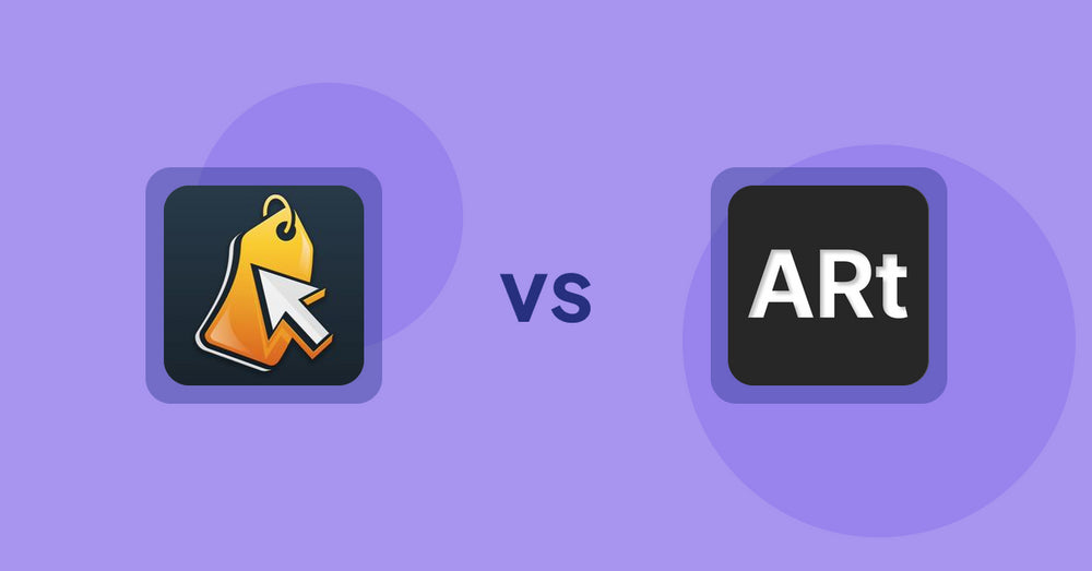 Shopify Product Display Apps: Iconic: Product Features vs Wall Art Viewer AR