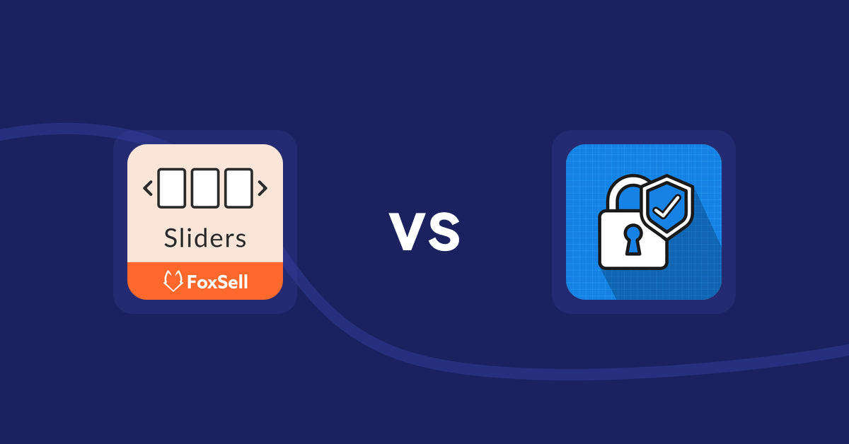 Shopify Product Display Apps: FoxSell Slider & Carousel vs B2B Essential Locks
