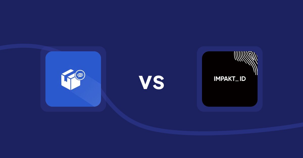 Shopify Product Display Apps: Addify ‑ Hide Products vs IMPAKT ID: fashion CO2 tracker