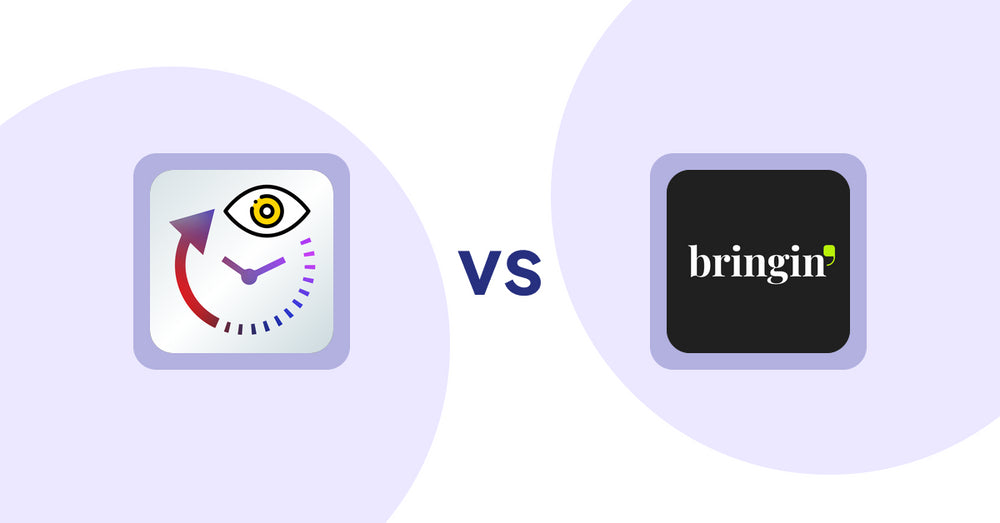 Shopify Product Display Apps: JustViewed ‑ Recently Products vs Bringin