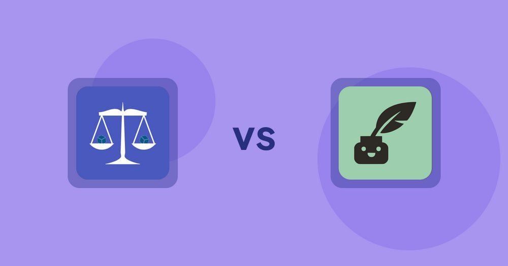 Shopify Product Display Apps: Equate ‑ Product Compare vs Copybuddy