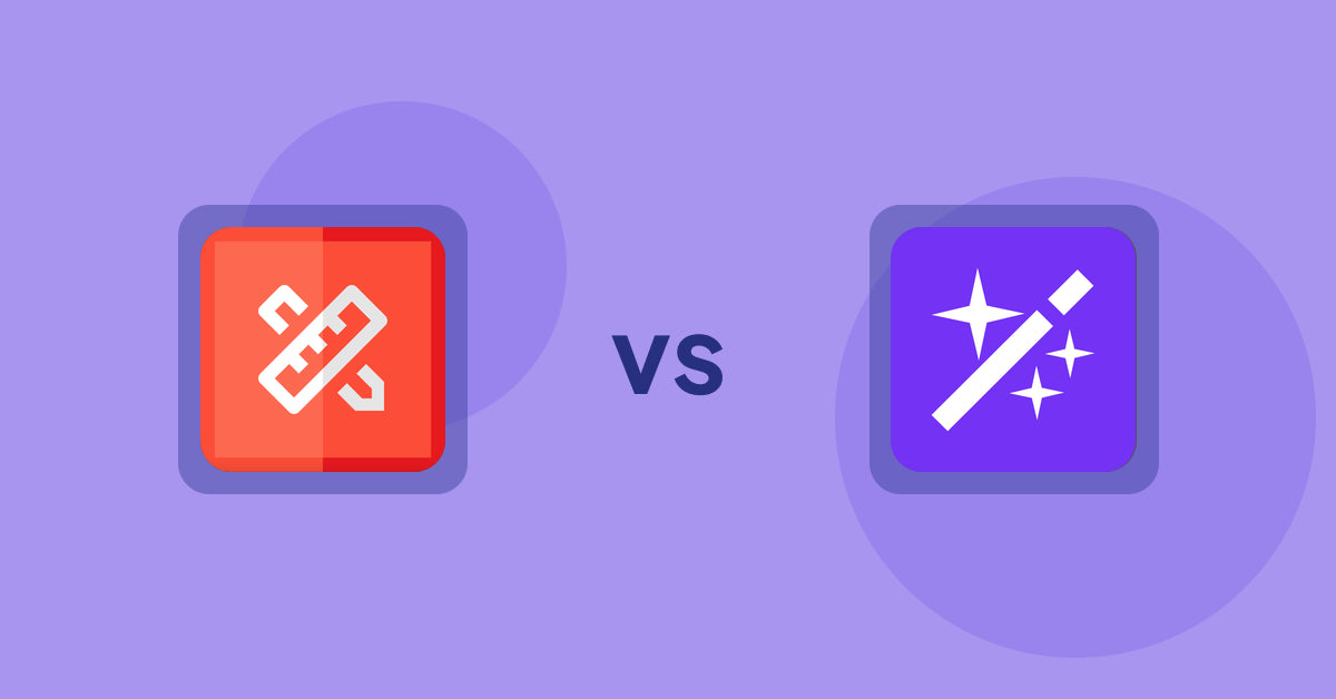 Shopify Product Display Apps: RT: Size Chart, Size Guide vs Magi ‑ AI Write Description