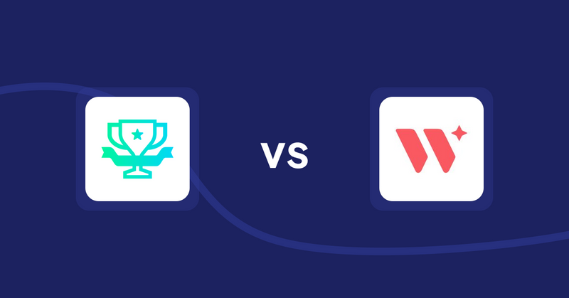 Shopify Product Display Apps: らくらくランキング表示アプリ｜リテリア Ranking vs. Wizart Visualizer